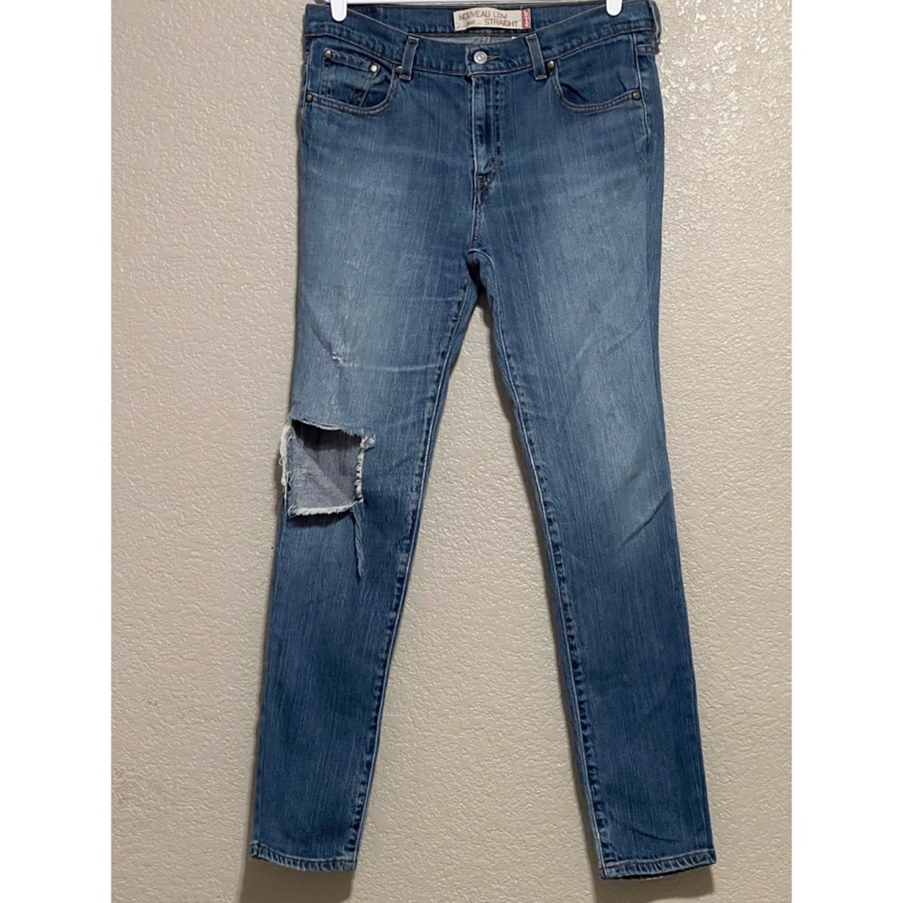 Levi’s 505 Nouveau Low Distressed Jeans